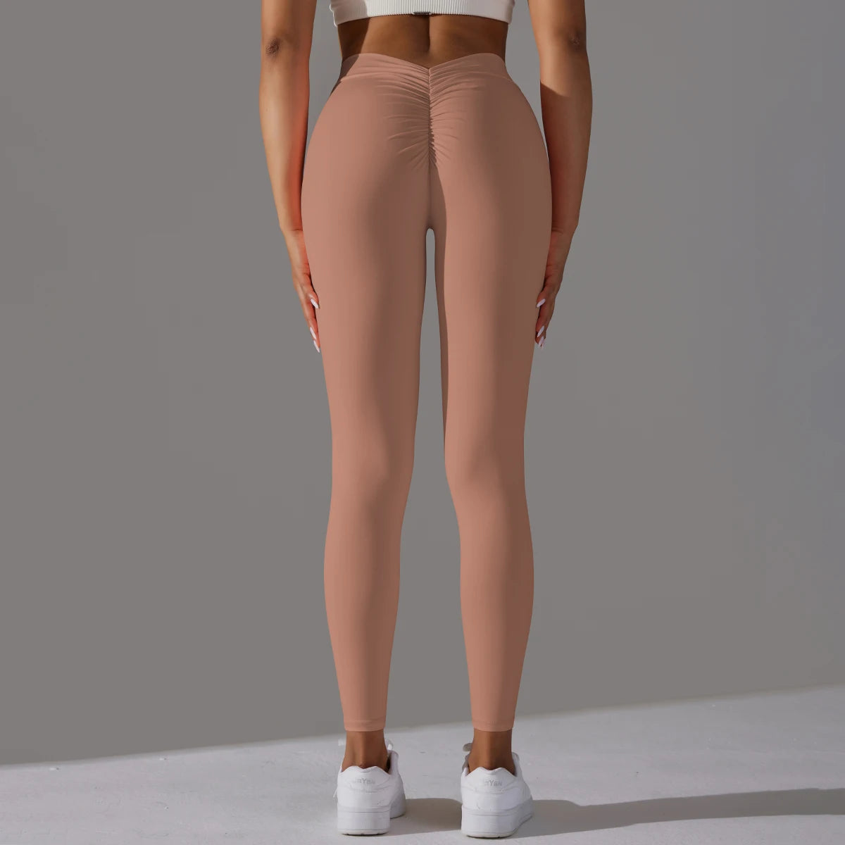 Scrunch Butt Gym Leggings Sexy V Waist Push up Leggings Women Fiteness Leggings Naked Feeling Yoga Pants Workout Tights Leggings
