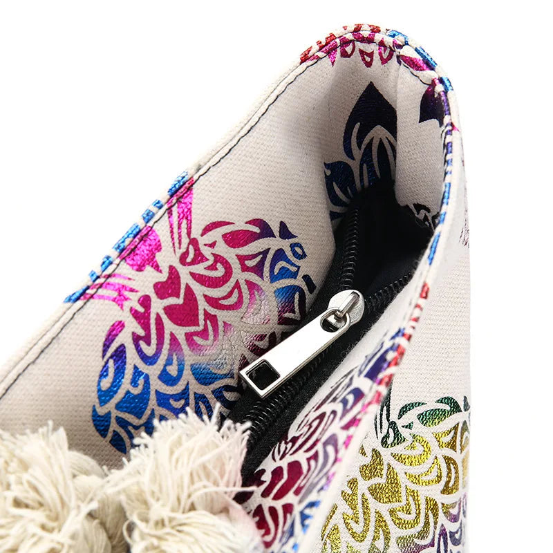 Canvas Handbag Animal Printed for Women Tote Bag Large Capacity 2022 Summer Portable Shoulder Messenger Beach Bag ECO